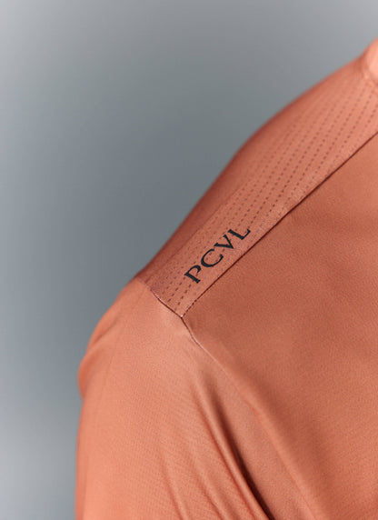 Men's PCVL Performance Top - Rust - Breathable Training Wear