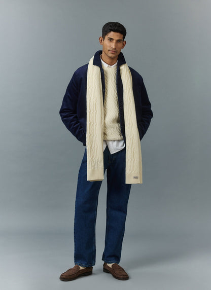 Men's Corduroy Overshirt - Shacket - Cotton - Navy Blue
