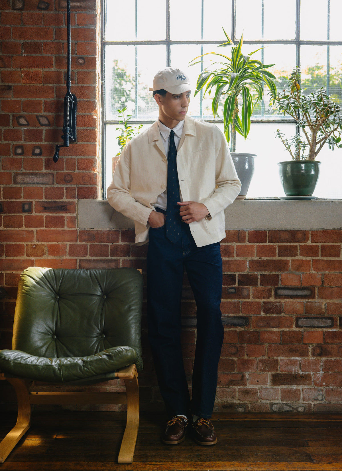 Relaxed Linen Overshirt - Stone