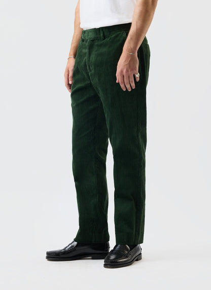 Tailored Chunky Cord Trousers - Forest