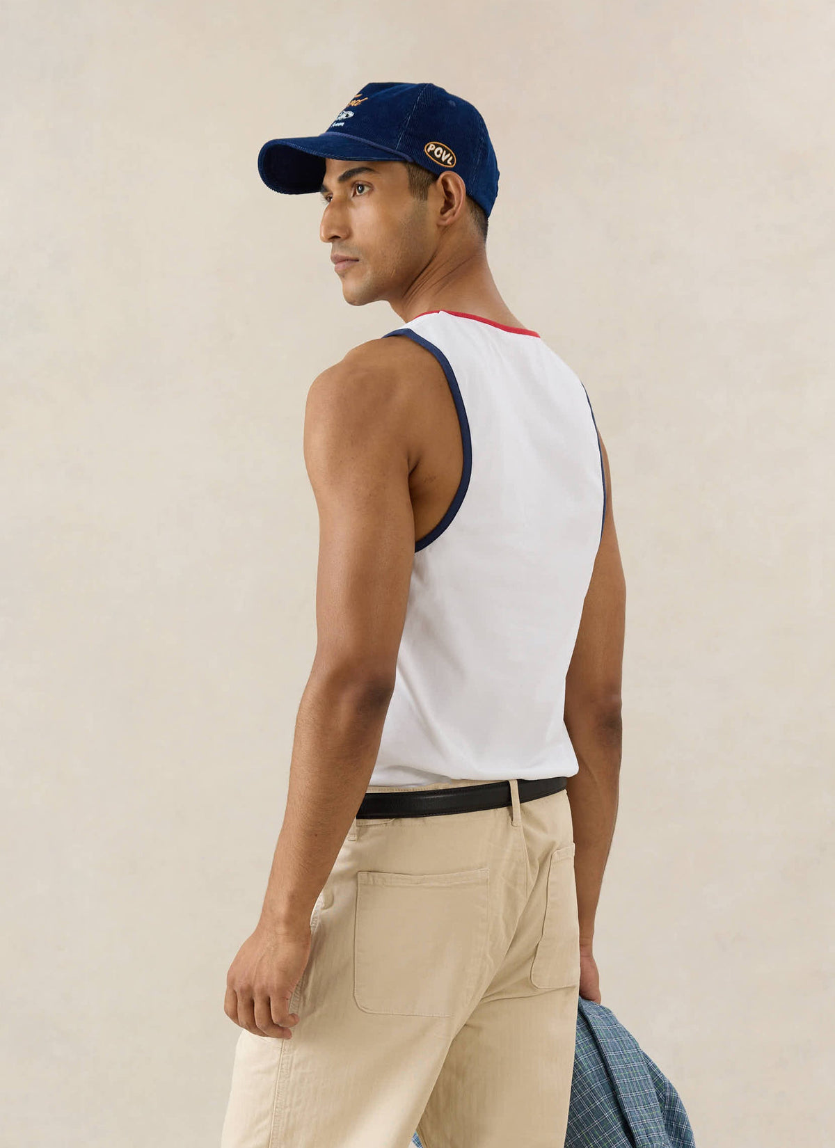 Men's GT40 Vest - Ford x Percival - Organic Cotton - White
