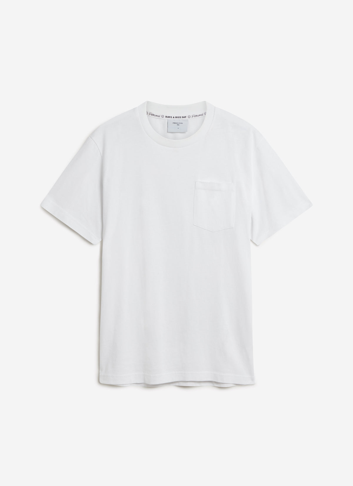 Short Sleeve Pocket T Shirt - Organic Cotton - White