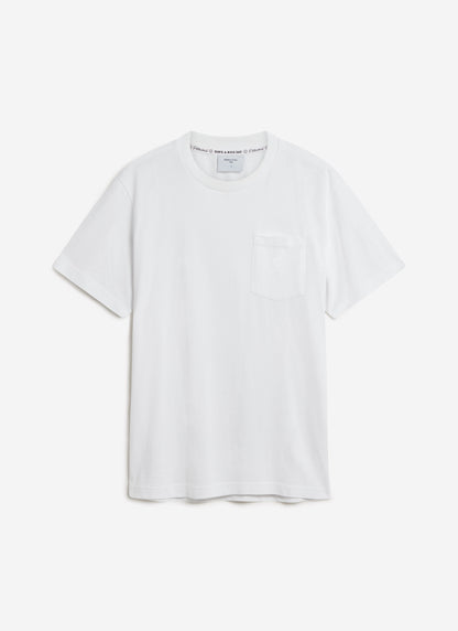 Short Sleeve Pocket T Shirt - Organic Cotton - White