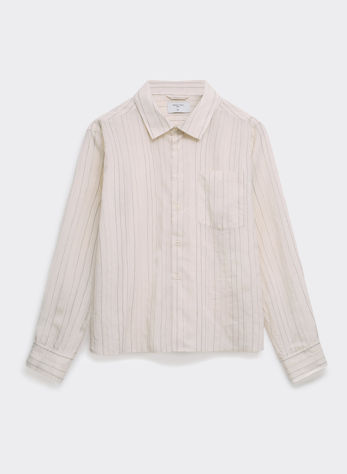 Men's Striped Shirt - Lorenzo - Lyocell Blend - Cream