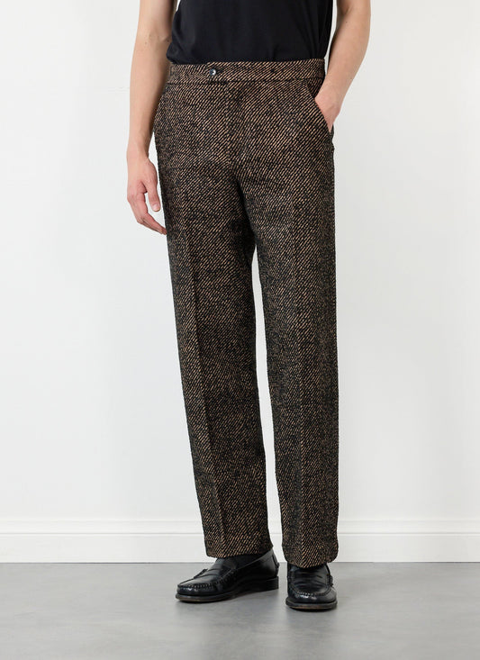 Men's Straight Leg Trousers - Twill - Oak
