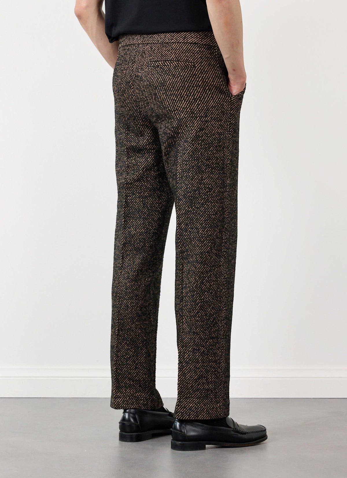 Men's Straight Leg Trousers - Twill - Oak