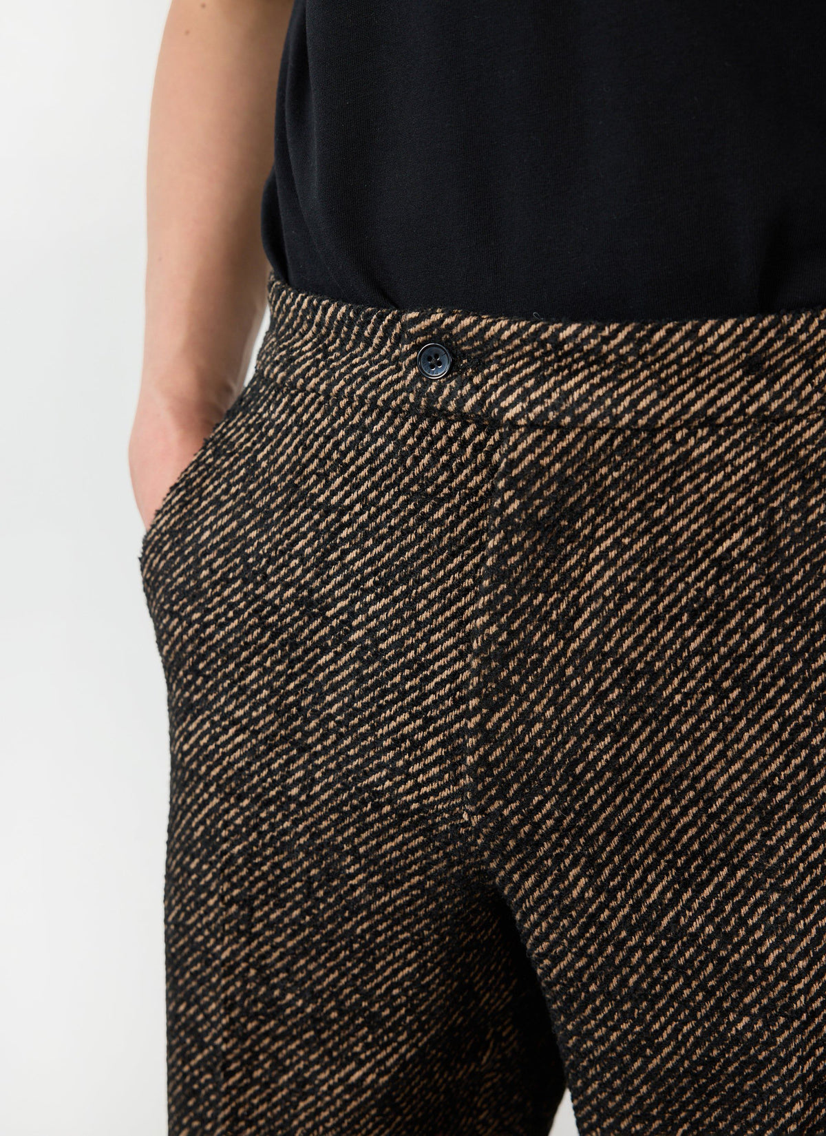 Men's Straight Leg Trousers - Twill - Oak