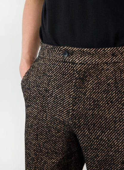 Men's Straight Leg Trousers - Twill - Oak